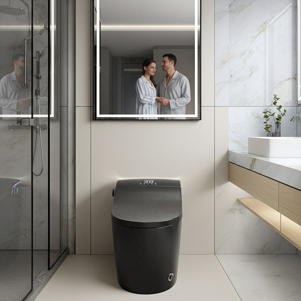 MARO HYDRA-X Japanese Smart Bidet Toilet with Built-In Flush Tank (2025 Deluxe Edition)