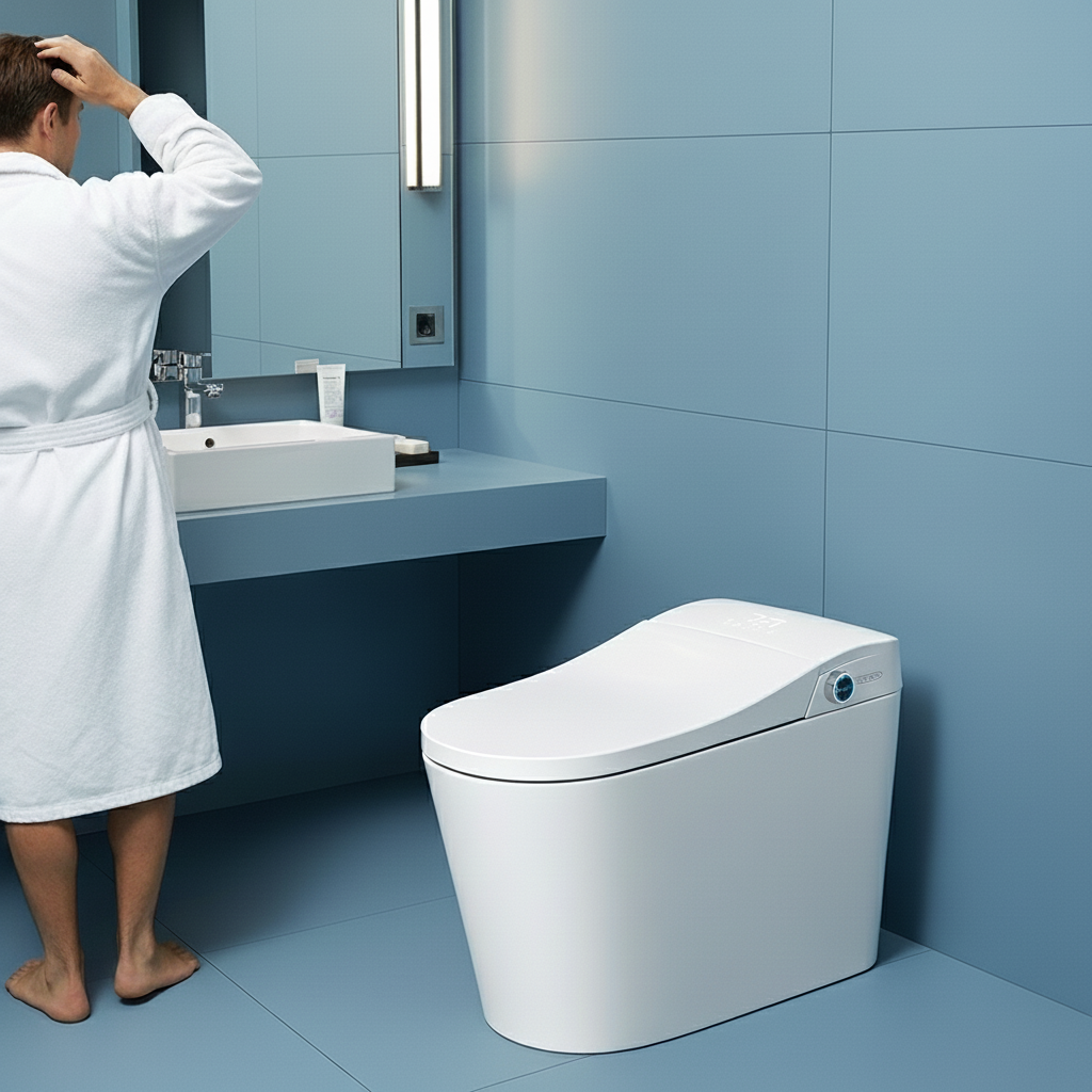 MARO HYDRA-X Japanese Smart Bidet Toilet with Built-In Flush Tank (2025 Deluxe Edition)