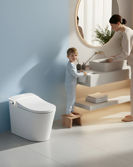 HYDRA-X Japanese Smart Bidet Toilet with Built-In Flush Tank