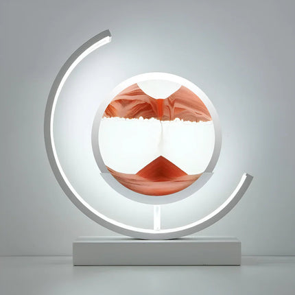 AureaGlow | Elegant Adjustable LED Sand Art Table Lamp | 28.3×25.6 cm 10