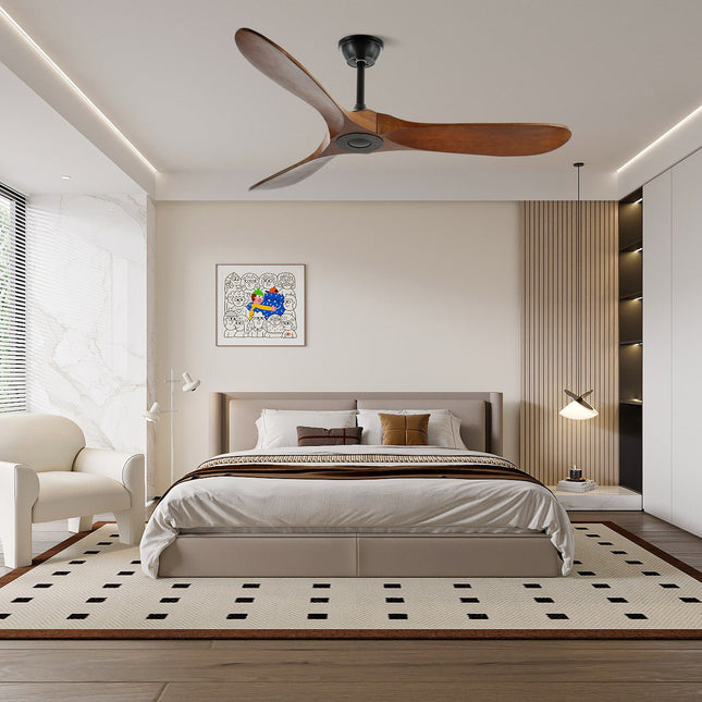 Clivara | Modern Quiet Metal Ceiling Fan | ⌀106×H30 cm MARO Finer Living