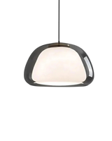 Elegant Modern Frosted Glass Pendant Light | ⌀30×H20 cm MARO Finer Living