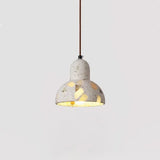 Minimalist White Natural Terrazzo Pendant Light ⌀150×140 mm MARO Finer Living - Luxury Home Specialists