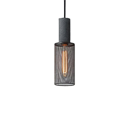 Handmade Iron & Cement LED Pendant Light ⌀100x H340mm MARO Finer Living - Luxury Home Specialists