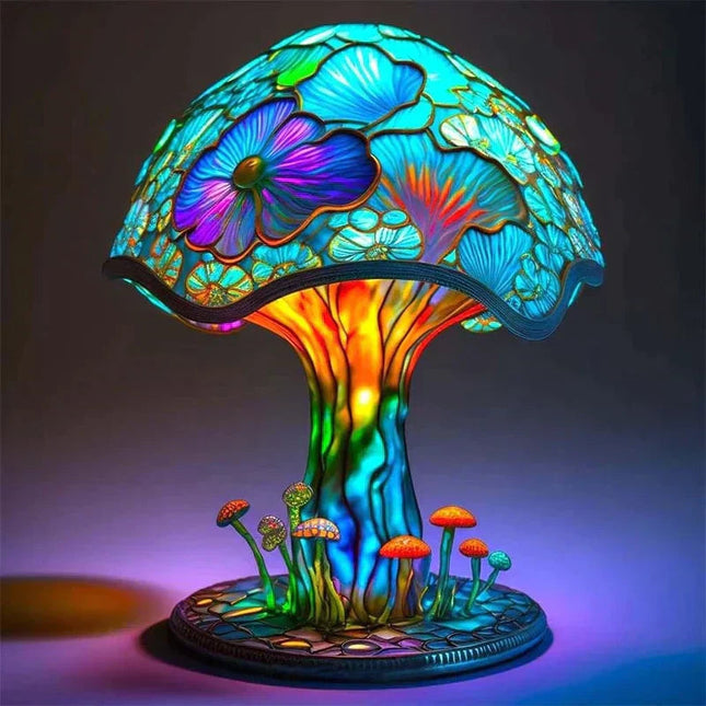 Luminara | Artistic Colorful Stained Glass Table Lamp | 15×H cm 0