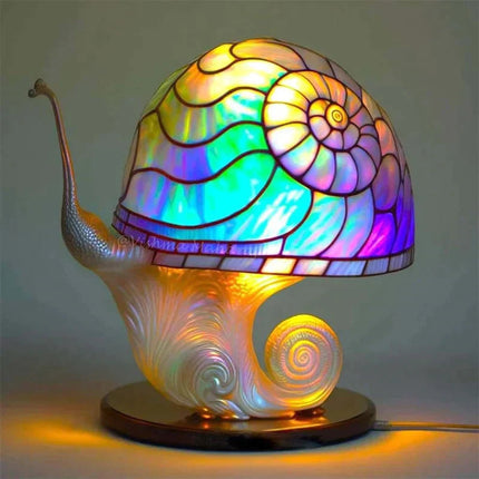 Luminara | Artistic Colorful Stained Glass Table Lamp | 15×H cm 3