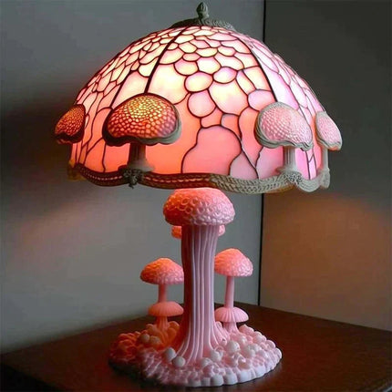 Luminara | Artistic Colorful Stained Glass Table Lamp | 15×H cm 5