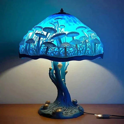 Luminara | Artistic Colorful Stained Glass Table Lamp | 15×H cm 7