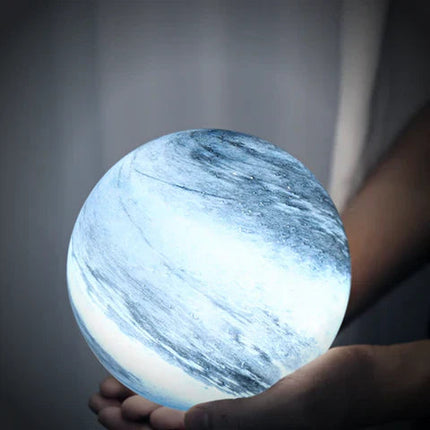 Luminara | Elegant Swirl Pattern LED Table Lamp | 20Ø×30H cm MARO Finer Living