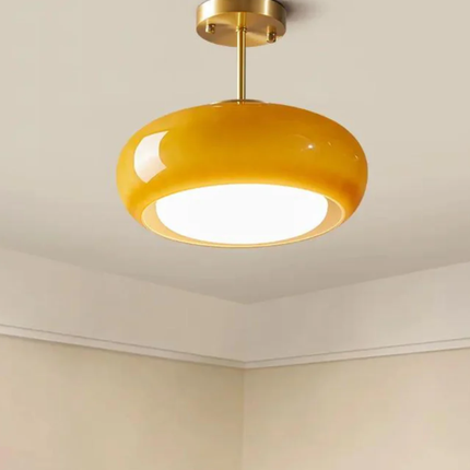 Luminara | Elegant Vintage-Inspired Flush Ceiling Light Fixture | 30×30×H cm 6