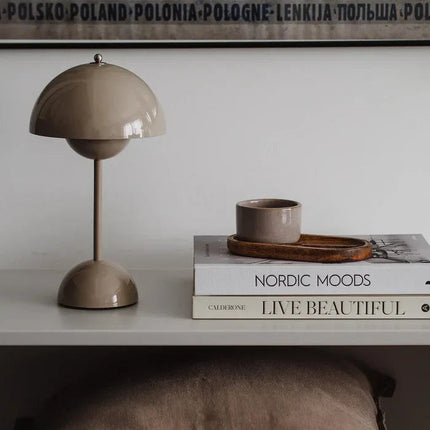 Luminara | Elegant Wireless Table Lamp for Bedside or Desk | 28×16×9 cm 2