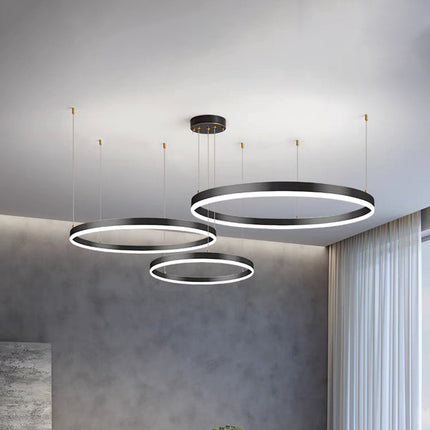 MARO | Elegant Modern Black Pendant Light 40-80cm ⌀X×HX cm 5