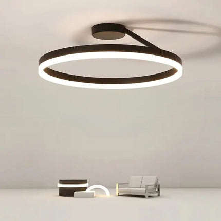 MARO | Elegant Modern Flush Mount Ceiling Light 40×10 cm 2