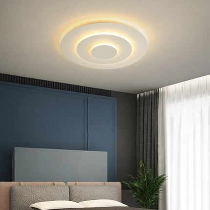 MARO | Elegant Modern Flush Mount Ceiling Light D50×H10 cm 2