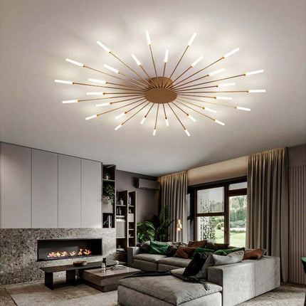 MARO | Elegant Modern Industrial Flush Mount Ceiling Light ⌀X×HX cm 13