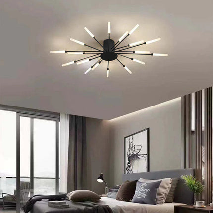 MARO | Elegant Modern Industrial Flush Mount Ceiling Light ⌀X×HX cm 15