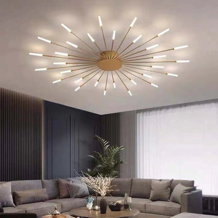 MARO | Elegant Modern Industrial Flush Mount Ceiling Light ⌀X×HX cm 5