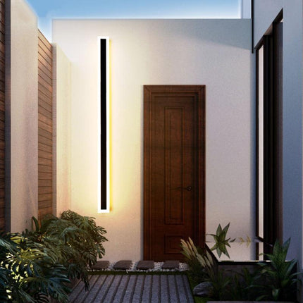 MARO | Modern Stylish Outdoor Wall Light Black Metal 40x5x5 cm 8