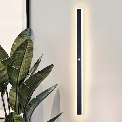 MARO | Modern Stylish Outdoor Wall Light Black Metal 40x5x5 cm 9