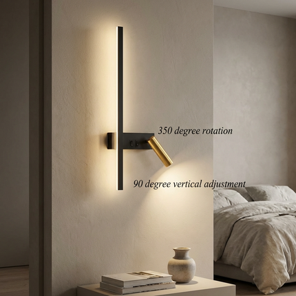MARO | Sleek Modern Wall Light Sconce 350° Rotation 90° Tilt ⌀X×HX cm MARO Finer Living
