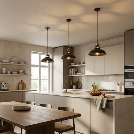 MARO | Stylish Vintage Black Pendant Light 30×30×120 cm 1