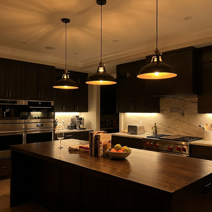 MARO | Stylish Vintage Black Pendant Light 30×30×120 cm 3