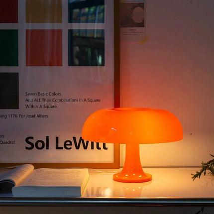 MushroomGlow | Elegant Scandinavian Table Lamp | 30×30×40 cm 0