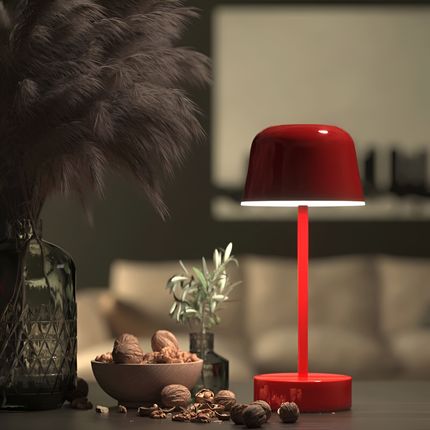RetroGlow | Stylish Cordless LED Table Lamp | 15×15×30 cm 1