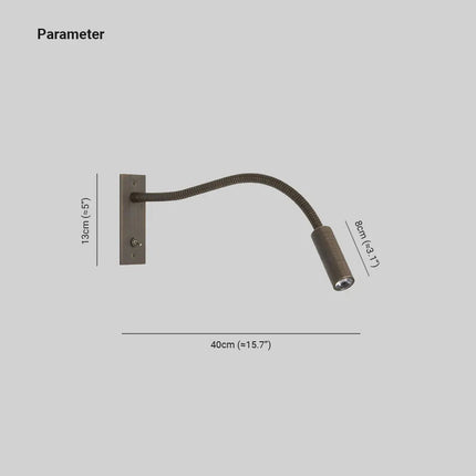 Vynex | Elegant Adjustable Metal Wall Sconce Lighting | 5-10×H cm 3